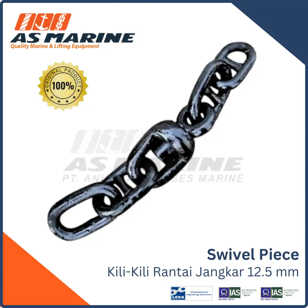 Swivel Piece / Kili-Kili Rantai Jangkar Kapal 12.5 mm